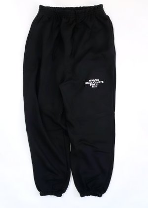 画像2: EMPIRE Co.,Ltd Merch "GRILL CENTER" Sweat Pant (Black) [定価¥7,700] →SALE→