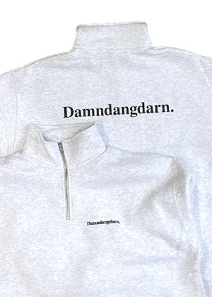 画像4: Ddd. Damndangdarn. Relaxed 1/4 Zip Crew (Ash) [10,000+税] 