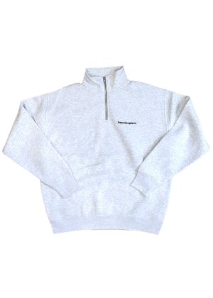 画像5: Ddd. Damndangdarn. Relaxed 1/4 Zip Crew (Ash) [10,000+税] 