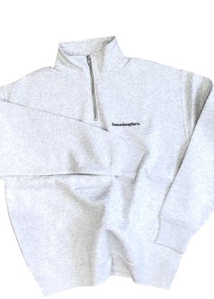 画像3: Ddd. Damndangdarn. Relaxed 1/4 Zip Crew (Ash) [10,000+税] 