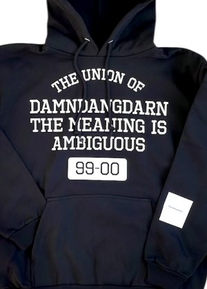 画像3: [送料無料] Ddd. Damndangdarn. Heavy Weight Pullover (Black) [¥11,500+税]