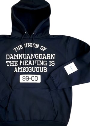画像2: [送料無料] Ddd. Damndangdarn. Heavy Weight Pullover (Black) [¥11,500+税]