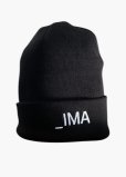 画像1: Ddd. Damndangdarn. Embroidery Knit Cap (Black : Made in USA) [4,500+税]  (1)