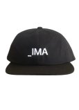 画像1: Ddd. Damndangdarn. Embroidery _IMA Cap (Blacki) [6,300+税]  (1)