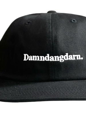 画像1: Ddd. Damndangdarn. Embroidery Logo Cap (Blacki) [6,600+税] 