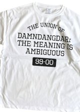 Ddd. Damndangdarn. Relax Tee (White) [6,300+税] 
