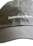 画像1: Ddd. Damndangdarn. Embroidery Dad Cap (Charcoali) [6,900+税]  (1)