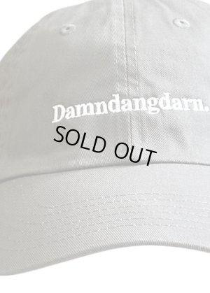 画像2: Ddd. Damndangdarn. Embroidery Dad Cap (Charcoali) [6,900+税] 