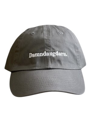 画像2: Ddd. Damndangdarn. Embroidery Dad Cap (Charcoali) [6,900+税] 