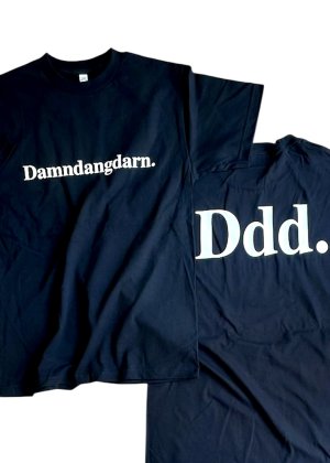 画像1: Ddd. Damndangdarn. Logo Tee (Black) [6,000+税] 