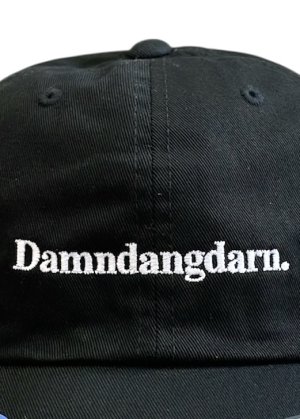 画像3: Ddd. Damndangdarn. Embroidery Dad Cap (Black) [6,900+税] 