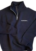 Ddd. Damndangdarn. Relaxed 1/4 Zip Crew (Black) [10,000+税] 