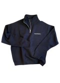 Ddd. Damndangdarn. Relaxed 1/4 Zip Crew (Black) [10,000+税] 