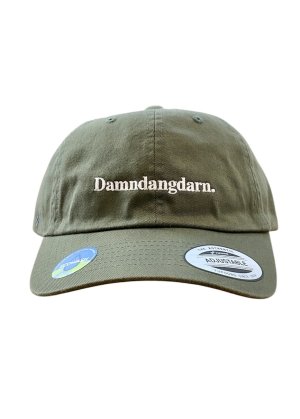 画像3: Ddd. Damndangdarn. Embroidery Dad Cap (Military Green) [6,900+税] 