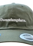 画像1: Ddd. Damndangdarn. Embroidery Dad Cap (Military Green) [6,900+税]  (1)