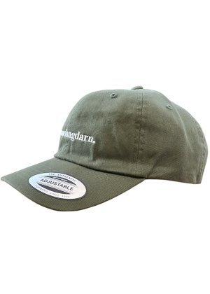 画像2: Ddd. Damndangdarn. Embroidery Dad Cap (Military Green) [6,900+税] 