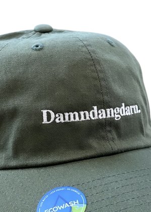 画像6: Ddd. Damndangdarn. Embroidery Dad Cap (Military Green) [6,900+税] 