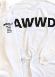 画像1: AWWD ALLWEWANNADO L/S Tee (White) [6,000+税]  (1)