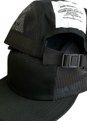 画像2: EMPIRE Co.,Ltd Merch BPM Tag Side Mesh Cap (Black) [6,300+税] 