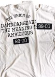 画像1: Ddd. Damndangdarn. College Tee (Natural) [5,400+税]  (1)