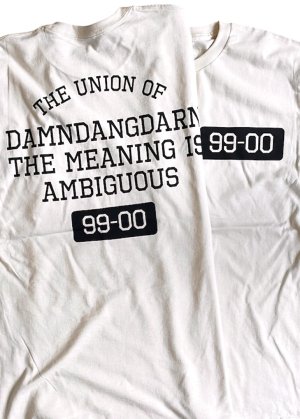 画像1: Ddd. Damndangdarn. College Tee (Natural) [5,400+税] 