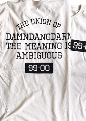 画像3: Ddd. Damndangdarn. College Tee (Natural) [5,400+税] 