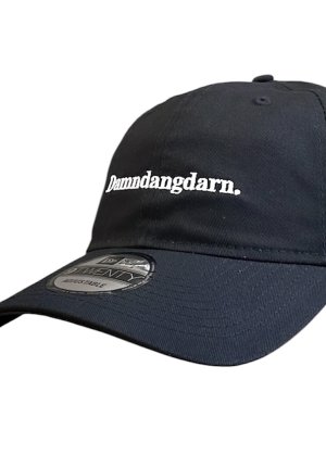 画像1: Ddd. Damndangdarn. Embroidery Cap (Black：New Era) [6,900+税] 