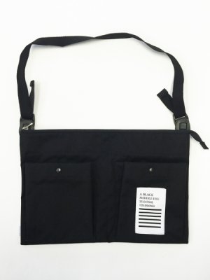 画像1: A BLACK MIDDLE EYE "SACOCHE & APRON" (Black) [定価¥8,800]  →SALE→