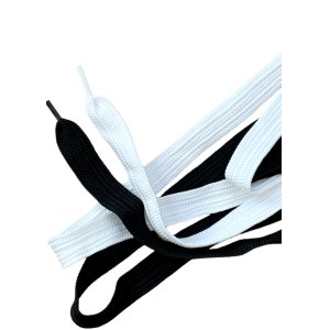 画像: FAT LACE (Shoe Lace) [$10.00 Basic] (Black / White) [1,450+税]