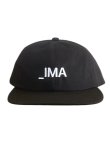 画像1: Ddd.<br / >Damndangdarn.<br / >Embroidery _IMA Cap<br / >(Blacki)<br / >[6,300+税] 