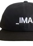 画像2: Ddd. Damndangdarn. Embroidery _IMA Cap (Blacki) [6,300+税] 