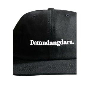 画像: Ddd. Damndangdarn. Embroidery Logo Cap (Blacki) [6,600+税] 