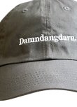 画像2: Ddd.<br / >Damndangdarn.<br / >Embroidery Dad Cap<br / >(Charcoali)<br / >[6,900+税] 