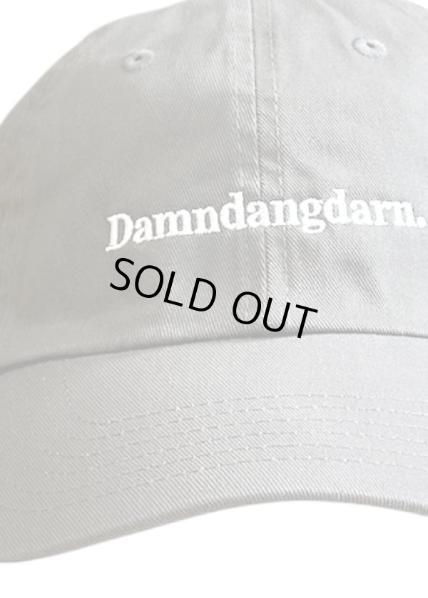 画像2: Ddd. Damndangdarn. Embroidery Dad Cap (Charcoali) [6,900+税] 