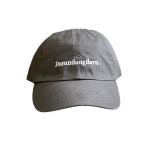 画像: Ddd. Damndangdarn. Embroidery Dad Cap (Charcoali) [6,900+税] 