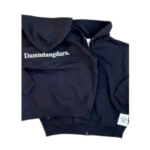 画像: Ddd. Damndangdarn. Boxy F/Z Hoodie (Black) [10,000+税] 