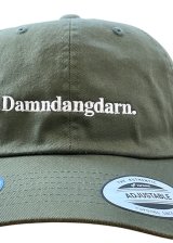 画像: Ddd. Damndangdarn. Embroidery Dad Cap (Military Green) [6,900+税] 