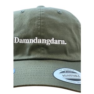 画像: Ddd. Damndangdarn. Embroidery Dad Cap (Military Green) [6,900+税] 