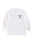 画像6: AWWD<br / >ALLWEWANNADO<br / >L/S Tee<br / >(White)<br / >[6,000+税] 
