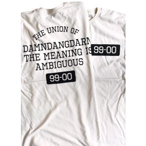 画像: Ddd. Damndangdarn. College Tee (Natural) [5,400+税] 