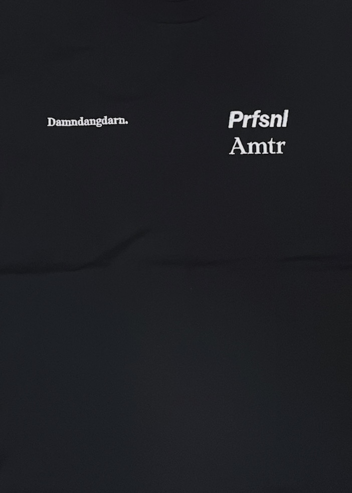 画像6: Ddd. Prfsnl Amtr  Embroidery Code Tee (Black 6.5oz) [6,800+税] 