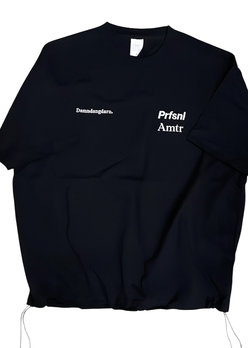画像2: Ddd. Prfsnl Amtr  Embroidery Code Tee (Black 6.5oz) [6,800+税] 