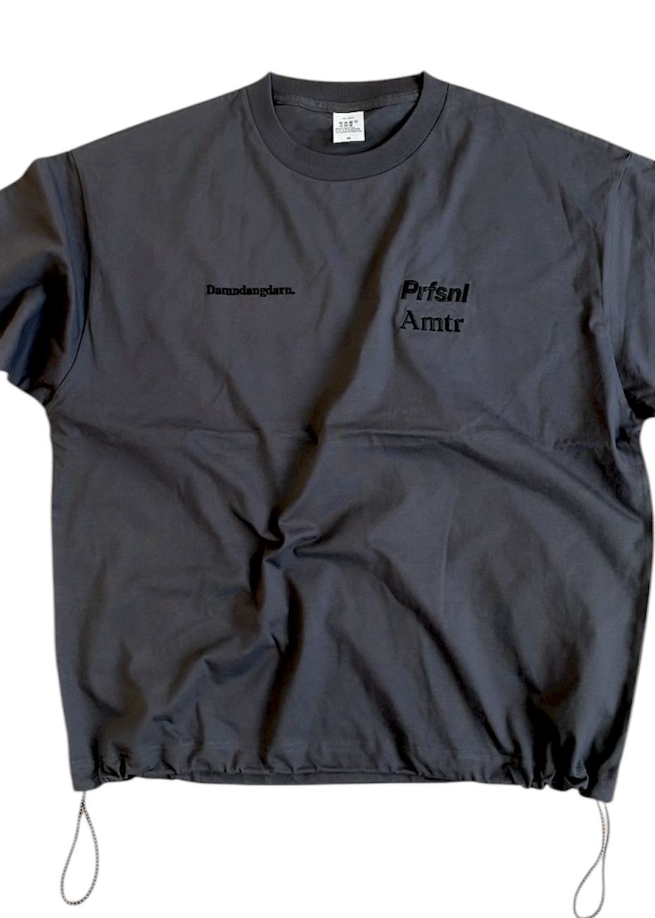 画像1: Ddd. Prfsnl Amtr  Embroidery Code Tee (Graphite 6.5oz) [6,800+税] 