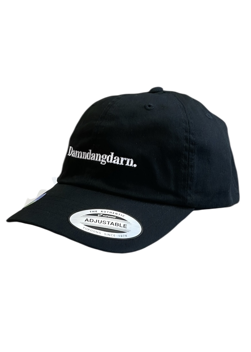 画像1: Ddd. Damndangdarn. Embroidery Dad Cap (Black) [6,900+税] 