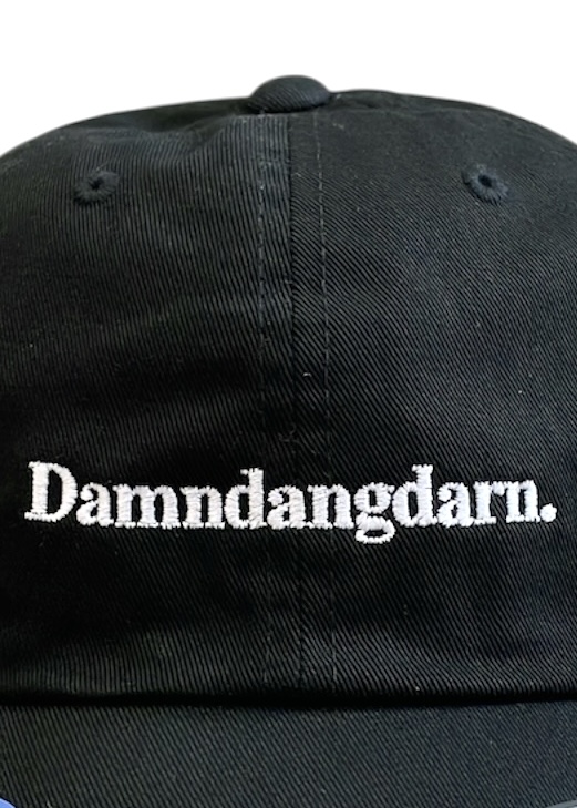 画像3: Ddd. Damndangdarn. Embroidery Dad Cap (Black) [6,900+税] 