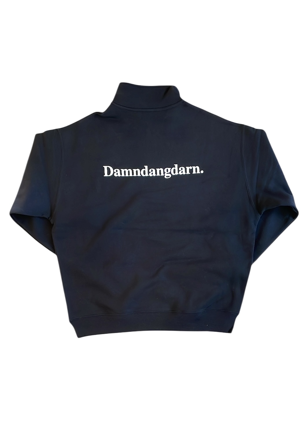 画像4: Ddd. Damndangdarn. Relaxed 1/4 Zip Crew (Black) [10,000+税] 