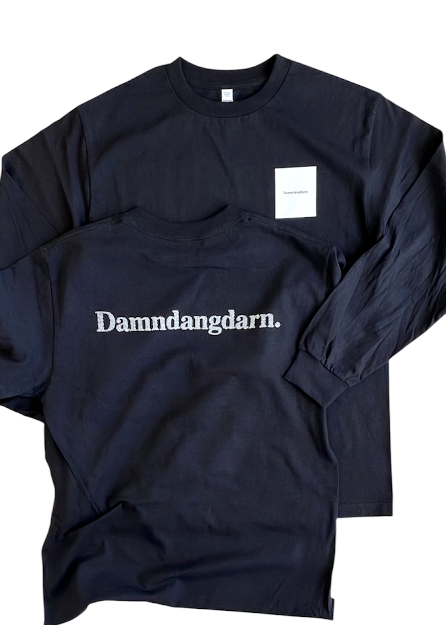 画像1: Ddd. Damndangdarn. L/S Tee (Black) [6,200+税] 