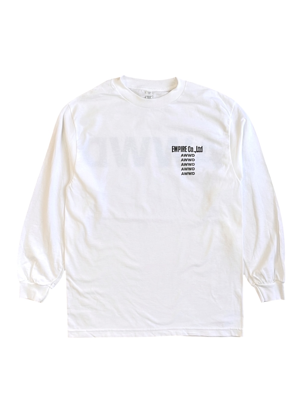 画像6: AWWD ALLWEWANNADO L/S Tee (White) [6,000+税] 