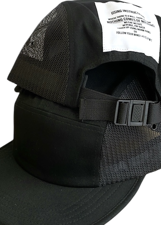 画像2: EMPIRE Co.,Ltd Merch BPM Tag Side Mesh Cap (Black) [6,300+税] 