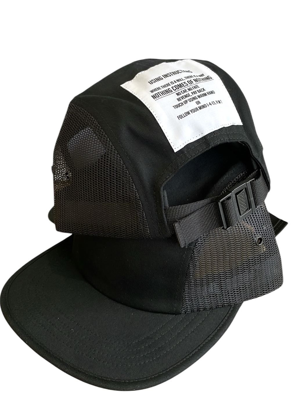 画像1: EMPIRE Co.,Ltd Merch BPM Tag Side Mesh Cap (Black) [6,300+税] 